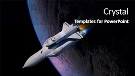  Presentation with nasa - Slide deck having space-transport-on-a-background background and a  colored foreground