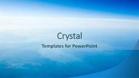  Presentation with space travel - Amazing theme having space travel - sky backdrop and a light blue colored foreground