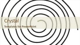  Presentation with space vortex - Presentation theme enhanced with space vortex - abstract wire spiral close up background and a lemonade colored foreground