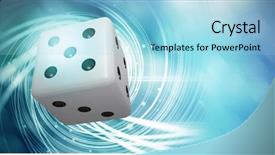  Presentation with space vortex - Slide deck enhanced with space vortex - digitally generated image of 3d background and a light blue colored foreground