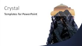  Presentation with mix of cabbages on white - PPT layouts enhanced with spaceman-on-white-mixed-media background and a white colored foreground