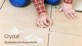  Presentation with close up view of the compass on old paper - Colorful slide deck enhanced with spacers at home repair renovation backdrop and a lemonade colored foreground