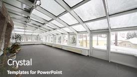  Presentation with plants tissue culture - Cool new theme with old color abstract grunge painted wall background backdrop and a light blue colored foreground