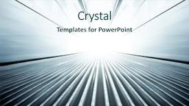  Presentation with traffic light - Amazing presentation design having spacious high-speed moving escalator backdrop and a sky blue colored foreground