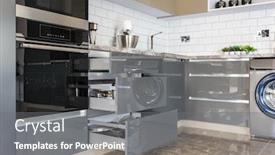  Presentation with well - Slide deck featuring spacious-luxury-well-designed-modern background and a gray colored foreground