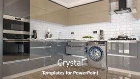  Presentation with open door - Cool new theme with spacious-luxury-well-designed-modern backdrop and a gray colored foreground