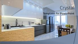  Presentation with dark grey - Colorful presentation theme enhanced with spacious-luxury-white-and-dark backdrop and a light blue colored foreground