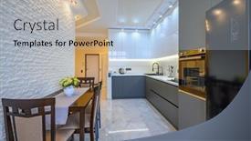  Presentation with dark grey - Colorful presentation enhanced with spacious-luxury-white-and-dark backdrop and a light blue colored foreground