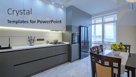  Presentation with dark grey - PPT layouts consisting of spacious-luxury-white-and-dark background and a light blue colored foreground