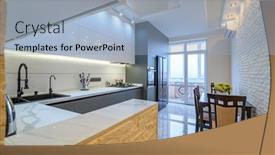  Presentation with dark grey - Beautiful slide set featuring spacious-luxury-white-and-dark backdrop and a light blue colored foreground