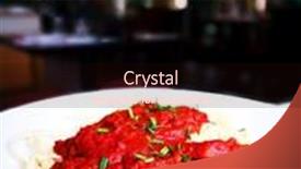  Presentation with spaghetti - Amazing presentation theme having spaghetti-with-aubergine-and-tomato backdrop and a wine colored foreground