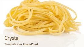  Presentation with reflection - Cool new PPT theme with spaghetti with reflection backdrop and a lemonade colored foreground