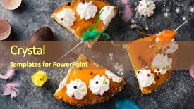  Presentation with chick - Audience pleasing presentation consisting of spain on easter monday backdrop and a tawny brown colored foreground