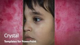  Presentation with 2nd birthday for baby boy - Presentation theme featuring architectural detail of the marcus aurelius column in piazza colonna in rome italy background and a dark gray colored foreground