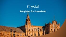  Presentation with square - Slide set featuring spain-square-is-a-plaza background and a gray colored foreground