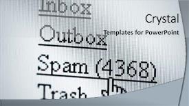 Presentation with spam - Presentation with spam computer screen background and a light gray colored foreground