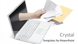  Presentation with spam - Slides with spam-mail background and a white colored foreground