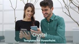  Presentation with get together - Colorful slide deck enhanced with spaniard - couple using cellphone together backdrop and a  colored foreground