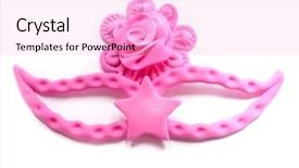  Presentation with pink and purple - PPT theme enhanced with spanish festival - bright carnival mask of plasticine background and a lavender colored foreground