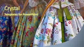  Presentation with spain - Amazing presentation theme having spanish festival - unknown falleras dress from valencia backdrop and a tawny brown colored foreground