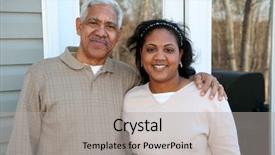  Presentation with family a new born - Cool new presentation design with spanish house - minority family standing outside their backdrop and a light gray colored foreground