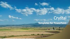  Presentation with spanish - Presentation design with australia flag background and a cobalt blue colored foreground