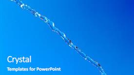  Presentation with blue line - Colorful slide deck enhanced with sparc - water splash line in blue backdrop and a  colored foreground