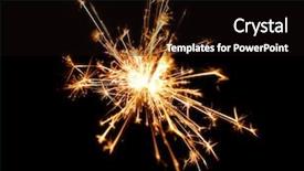  Presentation with spark - Presentation design consisting of spark - beautiful sparkler on black background background and a black colored foreground