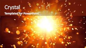  Presentation with shiny - Beautiful PPT layouts featuring spark - christmas background with shiny sparkler backdrop and a tawny brown colored foreground