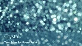  Presentation with sparkle - Theme consisting of sparkle holiday background background and a ocean colored foreground