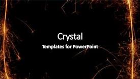  Presentation with border - Amazing PPT theme having sparklers border backdrop and a black colored foreground