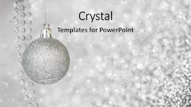 Presentation with silver christmas - Amazing PPT layouts having sparkling christmas background with silver backdrop and a light gray colored foreground
