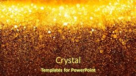  Presentation with sparkling lights - Audience pleasing slide set consisting of sparkling-glittering-lights-abstract-background backdrop and a tawny brown colored foreground