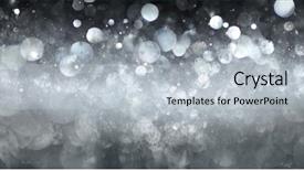  Presentation with sparkling lights - PPT theme featuring sparkling glittering lights abstract background background and a lemonade colored foreground