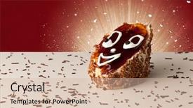  Presentation with sparkling - Presentation featuring sparkling tasteful home made sugar background and a lemonade colored foreground