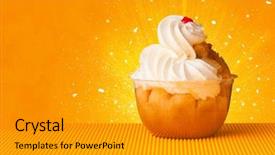  Presentation with unicorn cake topper made - Audience pleasing slide set consisting of sparkling tasteful home made sugar backdrop and a gray colored foreground