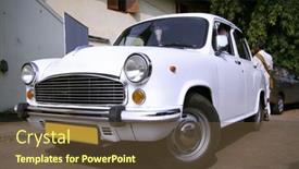  Presentation with sparkling - Beautiful theme featuring sparkling-white-ambassador-ready backdrop and a tawny brown colored foreground