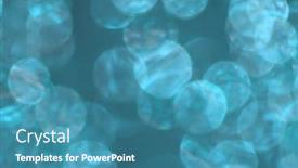  Presentation with sparkly - Slide set featuring sparkly circle background - blue background and a teal colored foreground