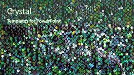  Presentation with dark blue fabric texture dark - Colorful presentation enhanced with sparkly clean - sequined fabric texture as background backdrop and a  colored foreground