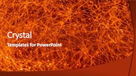  Presentation with dark night - Theme having sparks from bonfire over dark background and a crimson colored foreground