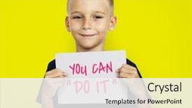  Presentation with sparrow - Presentation theme featuring sparrows - close-up of a java sparrow background and a white colored foreground