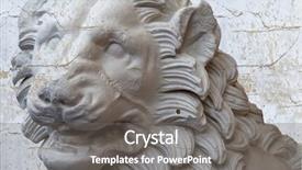  Presentation with classical - Amazing theme having sparta - classical sculpture with textures white backdrop and a gray colored foreground