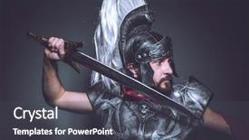  Presentation with wrestler - Presentation having sparta - violence roman gladiator wrestler background and a dark gray colored foreground