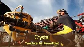  Presentation with chemical safety - Slides featuring sparying with good chemical safety background and a tawny brown colored foreground