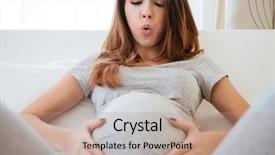  Presentation with medicine pregnant woman - Audience pleasing PPT layouts consisting of spasm - cropped image of pregnant woman backdrop and a  colored foreground