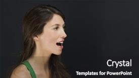  Presentation with speaking - Audience pleasing PPT layouts consisting of speach - beautiful young student giving speaking backdrop and a  colored foreground