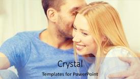  Presentation with happiness - Slide deck enhanced with speach - love family and happiness concept background and a light blue colored foreground