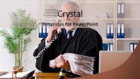  Presentation with law enforcement police dispatcher working - PPT theme featuring speak truth - aged lawyer working background and a  colored foreground