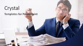  Presentation with court - Presentation consisting of speak truth - young handsome judge working background and a  colored foreground