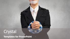  Presentation with release - Slides enhanced with speak up - release of guiltless accused mixed background and a  colored foreground